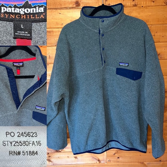 Patagonia Other - Patagonia Synchilla snap T pullover sweater L Unisex